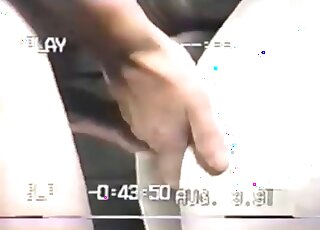 Nasty fellow enjoys fucking animal’s holes and achieving orgasms